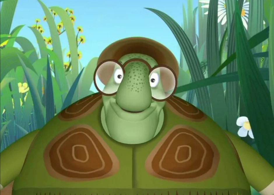 Черепаха в очках картинка