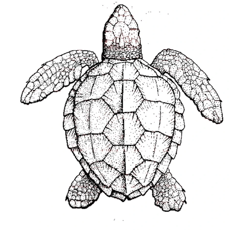 Панцирь морской черепахи