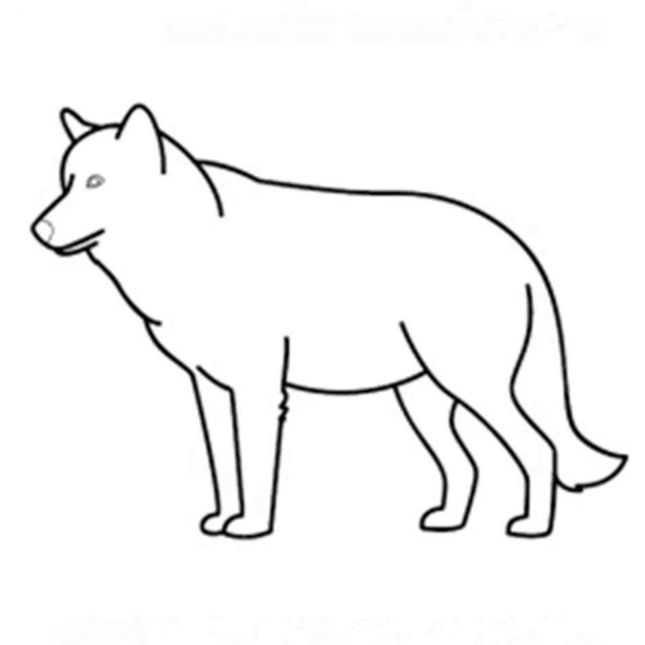 Волк поэтапно для детей. Волк карандашом для детей. Поэтапное рисование волка для детей. Волк для срисовки. Нарисовать волка ребенку.