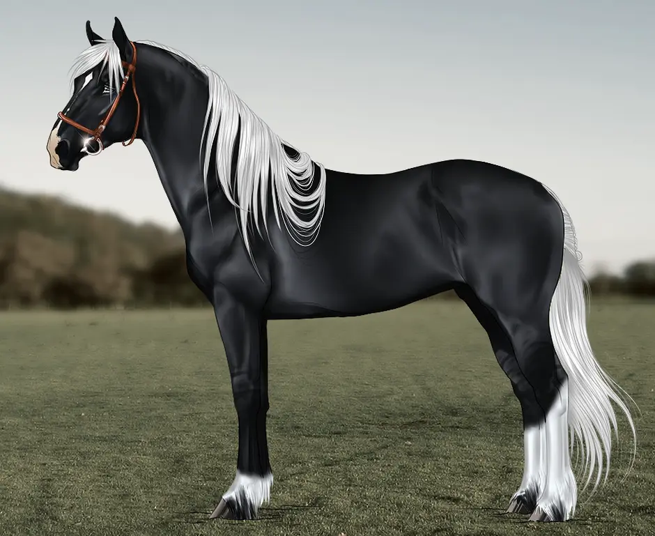 Черный цвет лошади. Серебристо Вороная масть. Серебристовараная масть лошади. Серебристо-Вороная масть лошади. Вороная пегая лошадь.