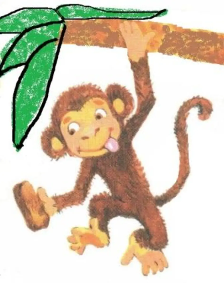Отрывок про обезьянку. Обезьяна рисунок. Сказка про обезьянку. Нарисовать обезьянку. Иллюстрация к рассказу про обезьянку.