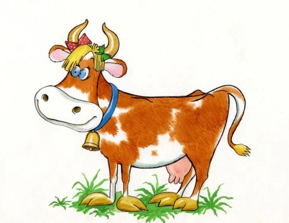 Малыш коровка. Корова рисунок. Корова для детей. Сказочная корова. Изображение коровы для детей.