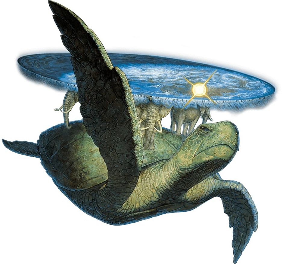 Терри Пратчетт плоский мир черепаха. Великий Атуин. Плоский мир Великий Атуин. Плоский мир Терри Пратчетт Атуин. 3 слона на черепахе