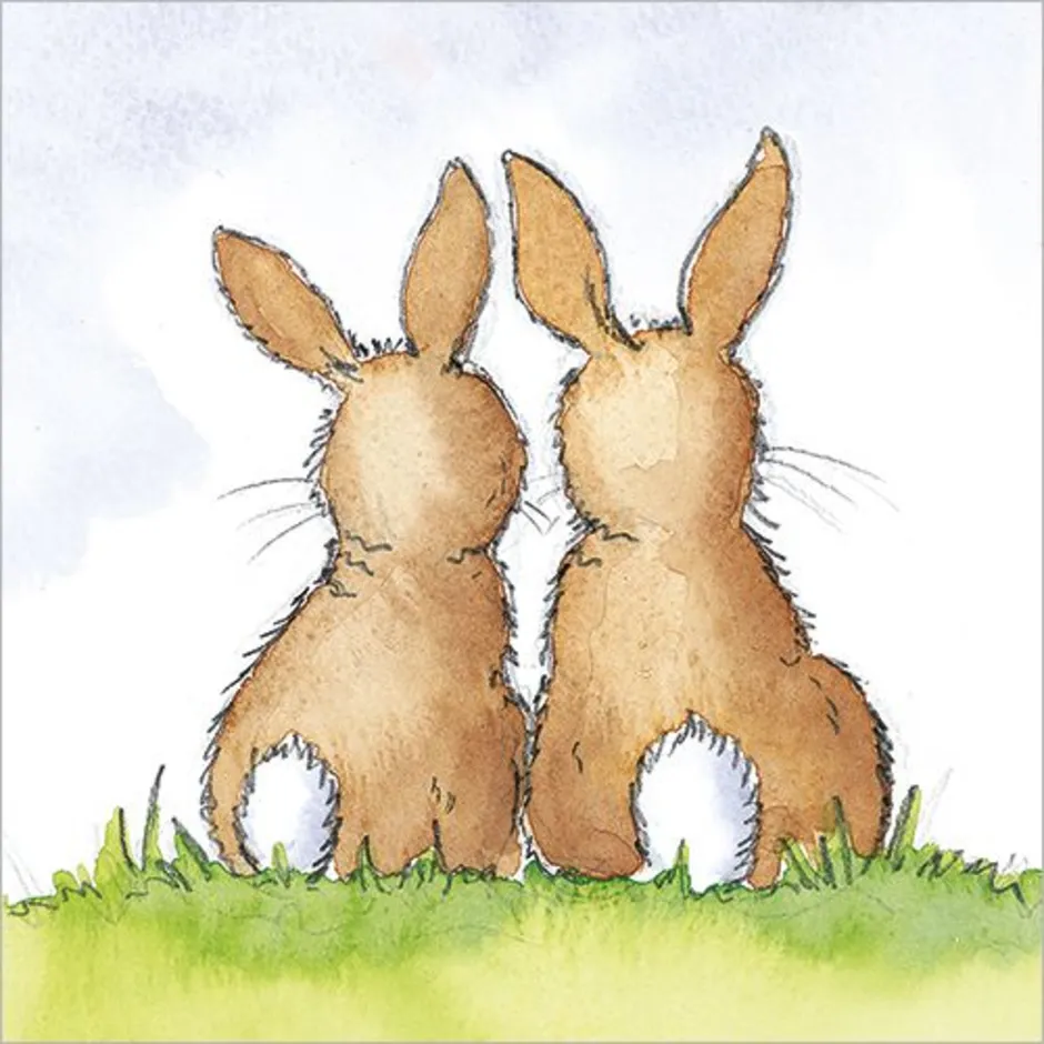 Зайчик обнимает зайчика. Влюбленные зайцы. Кролик рисунок. Зайчик иллюстрация. Влюбленные кролики.
