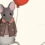 Мышка с днем рождения картинки