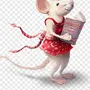Девочка держащая мышку картинка