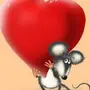 Картинки сердечки мышка скачать