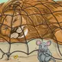Лев и мышь картинки