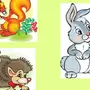 Картинки заяц и еж для детей