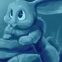 Голубой водяной кролик 2023 картинки