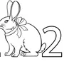 Кролик 2023 картинки распечатать