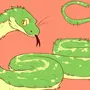 Змеи веселые рисованные