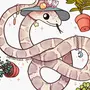 Змеи веселые рисованные