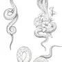 Змей рисунок