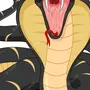 Рисунок ядовитой змеи