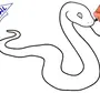 Рисунок змеи 3 класс