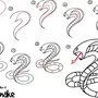 Рисунок змеи 3 класс