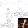 Змея детский рисунок