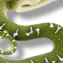 Картинка змея на прозрачном фоне