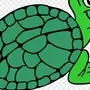 Черепаха в воде рисунок