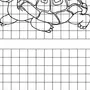 Рисунки по клеточкам черепаха