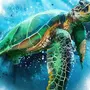 Черепахи в воде