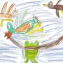Лягушка путешественница нарисовать рисунок