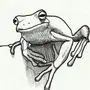 Лягушка Человек Рисунок