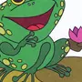 Картинка жаба для детей