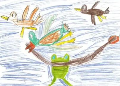 Рисунок лягушка путешественница 3 класс