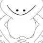 Картинка Лягушка Для Детей Раскраска