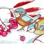 Помогите птицам зимой картинки