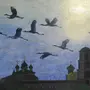 Летящая Птица Рисунок