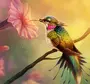 Райские птицы картинки нарисованные
