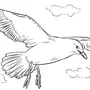 Летающая Птица Рисунок