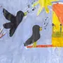 Птицы прилетели рисунок