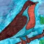 Птицы башкортостана рисунок