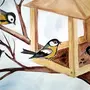 Рисунок кормим птиц