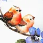 Птица весна рисунок