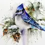 Птицы Акварелью Картинки