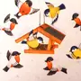 Картинка Птицы На Кормушке Зимой Для Детей