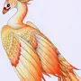 Птица феникс картинка для детей
