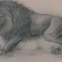 Нарисованный лев