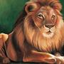 Нарисованный лев