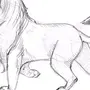 Легкий Рисунок Льва