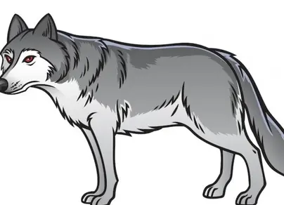 Картинка волк для детей из сказки