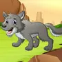 Картинка волк для детей из сказки
