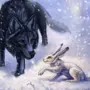 Волк и заяц