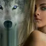 Девушки с волком
