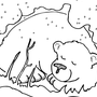 Спящий Медведь Рисунок